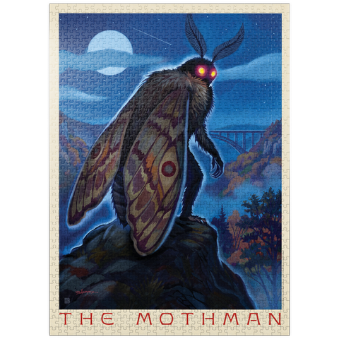 puzzleplate Legends Of The National Parks: MothMan Visitation 1000 Jigsaw Puzzle