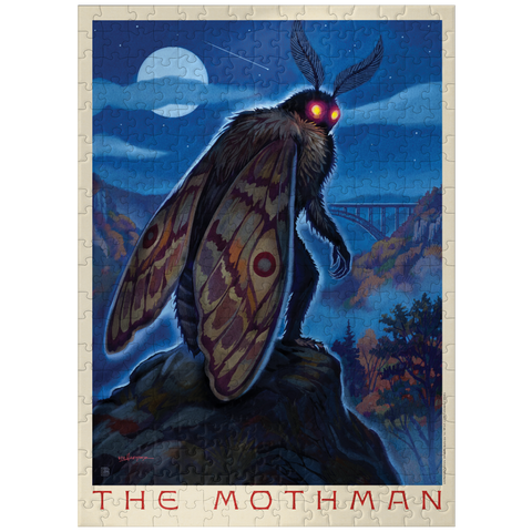 puzzleplate Legends Of The National Parks: MothMan Visitation 300 Jigsaw Puzzle