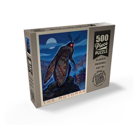 Legends Of The National Parks: MothMan Visitation 500 Jigsaw Puzzle box view2