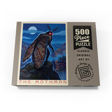 Legends Of The National Parks: MothMan Visitation 500 Jigsaw Puzzle box view3