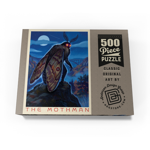 Legends Of The National Parks: MothMan Visitation 500 Jigsaw Puzzle box view3