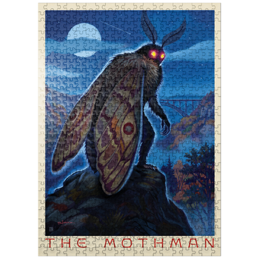 puzzleplate Legends Of The National Parks: MothMan Visitation 500 Jigsaw Puzzle