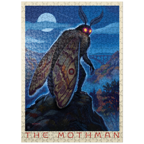 puzzleplate Legends Of The National Parks: MothMan Visitation 500 Jigsaw Puzzle