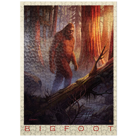 puzzleplate Legends Of The National Parks: Bigfoot Sighting 500 Jigsaw Puzzle