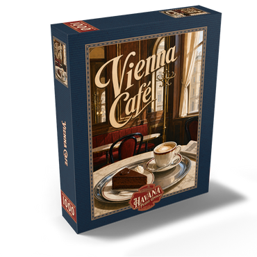 Vienna Cafe Classic Coffeehouse Elegance 1000 Jigsaw Puzzle box view2
