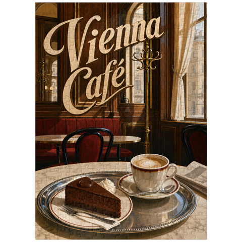 puzzleplate Vienna Cafe Classic Coffeehouse Elegance 300 Jigsaw Puzzle