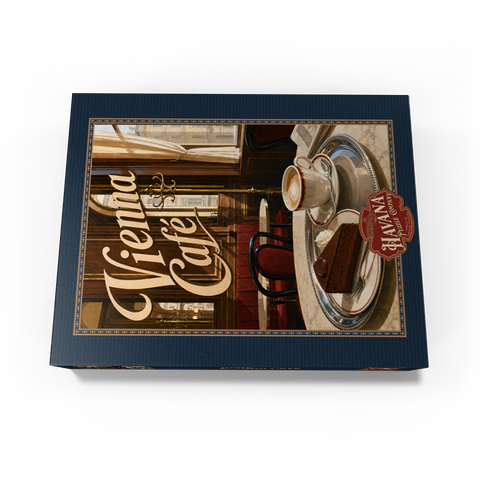 Vienna Cafe Classic Coffeehouse Elegance 500 Jigsaw Puzzle box view3