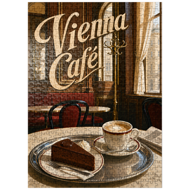 puzzleplate Vienna Cafe Classic Coffeehouse Elegance 500 Jigsaw Puzzle