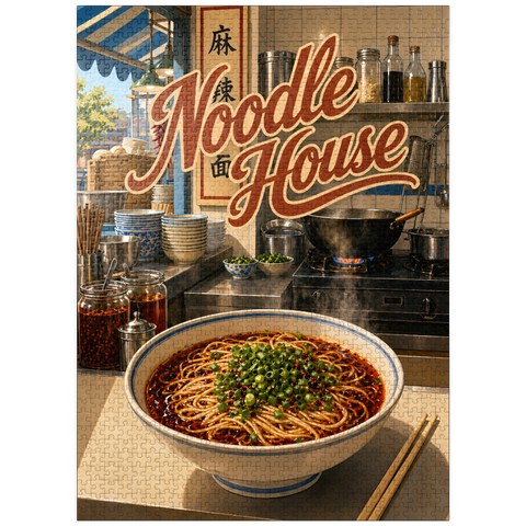 puzzleplate Noodle House - Street Kitchen Ramen 1000 Jigsaw Puzzle
