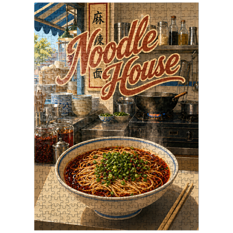 puzzleplate Noodle House - Street Kitchen Ramen 500 Jigsaw Puzzle