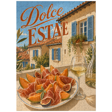 puzzleplate Dolce Estate - Tuscan Villa Aperitivo 300 Jigsaw Puzzle