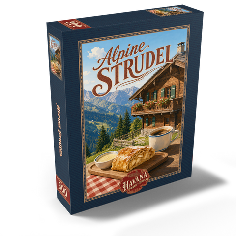 Alpine Strudel - Mountain Chalet Dessert 300 Jigsaw Puzzle box view2