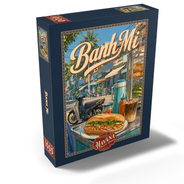 Saigon Banh Mi Street Food Scene 1000 Jigsaw Puzzle box view2