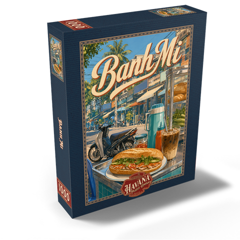 Saigon Banh Mi Street Food Scene 1000 Jigsaw Puzzle box view2