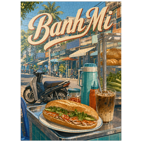 puzzleplate Saigon Banh Mi Street Food Scene 1000 Jigsaw Puzzle