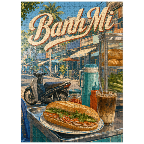 puzzleplate Saigon Banh Mi Street Food Scene 500 Jigsaw Puzzle
