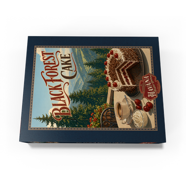 Black Forest Cake - Alpine Mountain View 1000 Jigsaw Puzzle box view3
