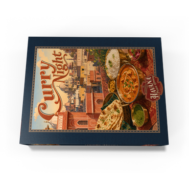 Jaipur India Curry Night Rooftop Feast 1000 Jigsaw Puzzle box view3