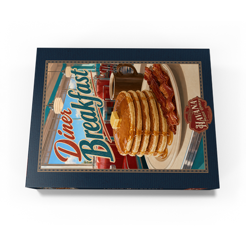 Classic American Diner Breakfast Pancakes 1000 Jigsaw Puzzle box view3