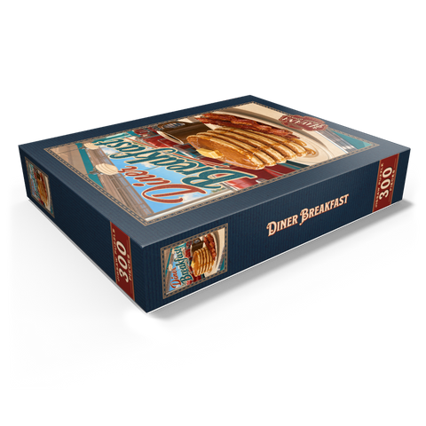 Classic American Diner Breakfast Pancakes 300 Jigsaw Puzzle box view1