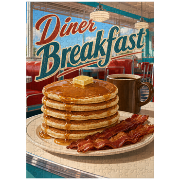 puzzleplate Classic American Diner Breakfast Pancakes 300 Jigsaw Puzzle