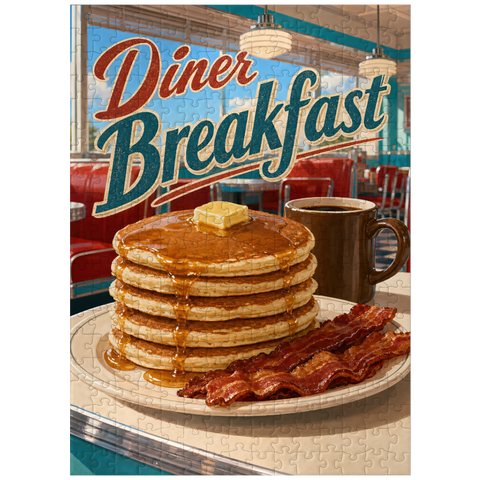 puzzleplate Classic American Diner Breakfast Pancakes 300 Jigsaw Puzzle
