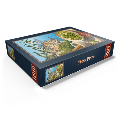 Italian Riviera Village Fresh Pesto Pasta 1000 Jigsaw Puzzle box view1