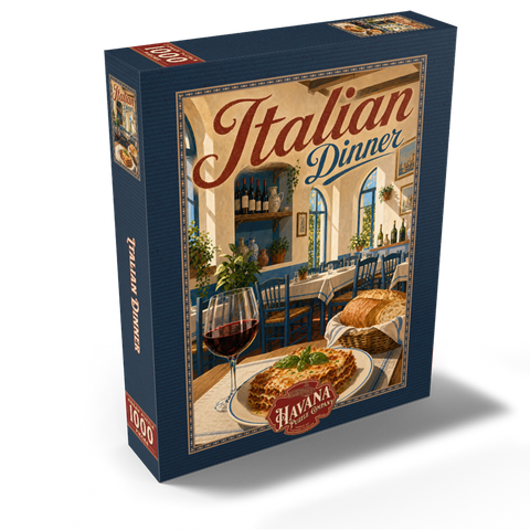 Tuscan Trattoria Italian Dinner Wine 1000 Jigsaw Puzzle box view2