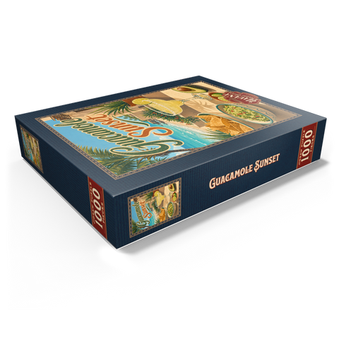 Guacamole Sunset Coastal Margarita Scene 1000 Jigsaw Puzzle box view1