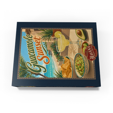 Guacamole Sunset Coastal Margarita Scene 1000 Jigsaw Puzzle box view3