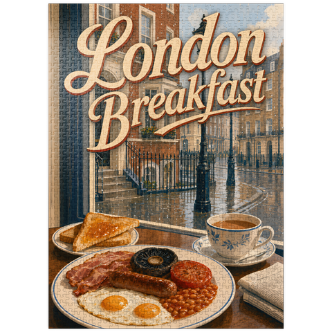 puzzleplate London - Full English Breakfast 1000 Jigsaw Puzzle