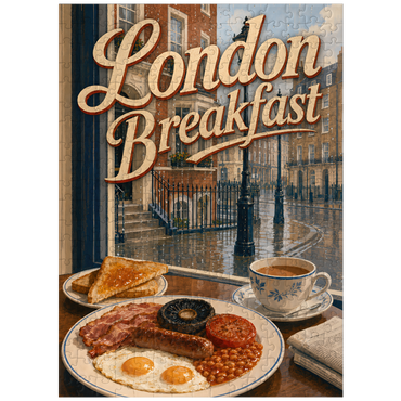 puzzleplate London - Full English Breakfast 300 Jigsaw Puzzle