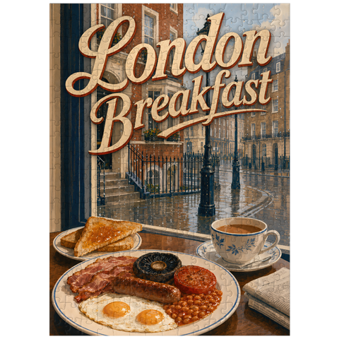 puzzleplate London - Full English Breakfast 300 Jigsaw Puzzle