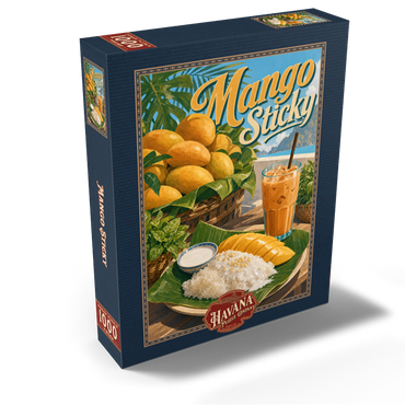 Sticky Rice - Thai Sticky Rice Dessert with Mango 1000 Jigsaw Puzzle box view2