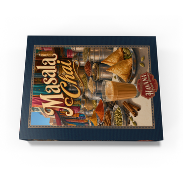 Masala Chai - Indian Spice Market 500 Jigsaw Puzzle box view3