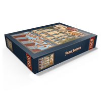 Paris Cafe Brunch Croissant Coffee 1000 Jigsaw Puzzle box view1