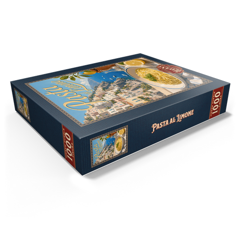 Amalfi Coast Pasta al Limone Seaside View 1000 Jigsaw Puzzle box view1