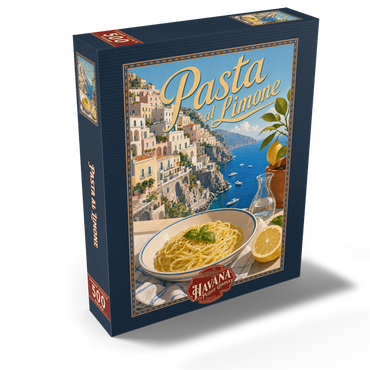 Amalfi Coast Pasta al Limone Seaside View 500 Jigsaw Puzzle box view2