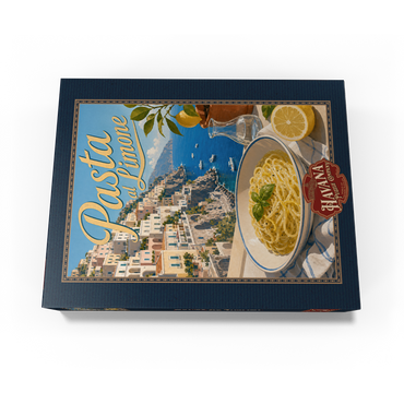 Amalfi Coast Pasta al Limone Seaside View 500 Jigsaw Puzzle box view3