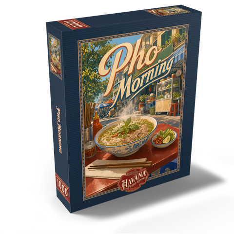 Pho Morning Vietnamese Street Food Sign 1000 Jigsaw Puzzle box view2