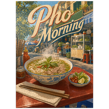 puzzleplate Pho Morning Vietnamese Street Food Sign 1000 Jigsaw Puzzle