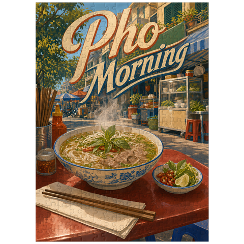 puzzleplate Pho Morning Vietnamese Street Food Sign 300 Jigsaw Puzzle