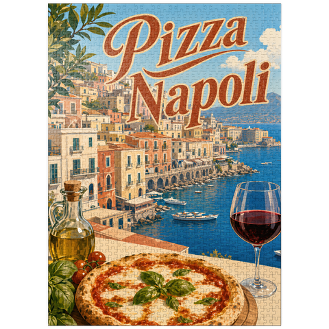 puzzleplate Naples Italy Pizza Waterfront View 1000 Jigsaw Puzzle