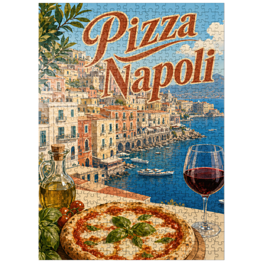 puzzleplate Naples Italy Pizza Waterfront View 500 Jigsaw Puzzle