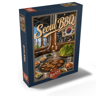 Seoul Korean BBQ Restaurant Interior Ambiance 500 Jigsaw Puzzle box view2