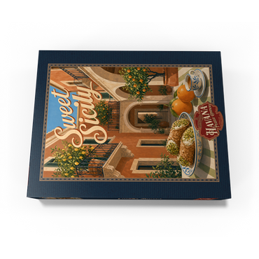 Sicily Italian Courtyard Citrus Still Life 300 Jigsaw Puzzle box view3