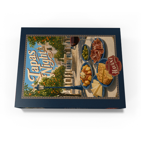 Seville Tapas Night Orange Grove Plaza 500 Jigsaw Puzzle box view3