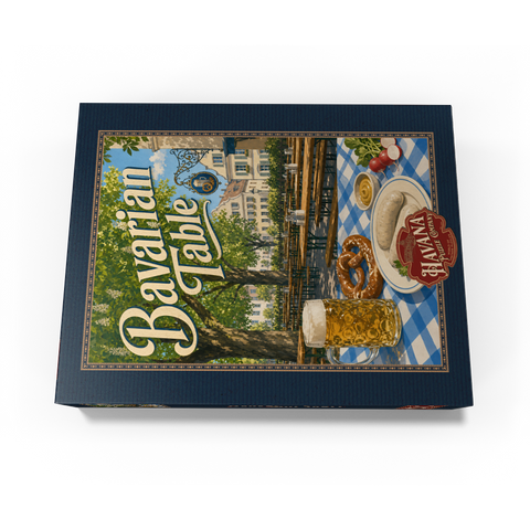 Bavarian Beer Garden Table Spread 1000 Jigsaw Puzzle box view3