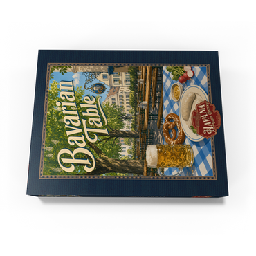 Bavarian Beer Garden Table Spread 500 Jigsaw Puzzle box view3