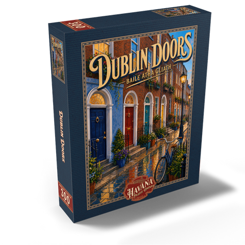 Dublin Doors Colorful Street Charm 300 Jigsaw Puzzle box view2